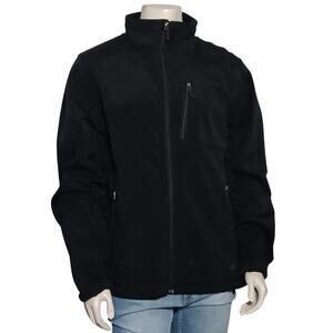 Black Diamond Winter Jacket Size XL Black High Neck Fuzzy Inside Zipper Pockets